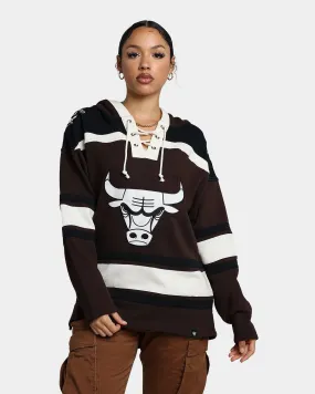 47 Brand Chicago Bulls Superior Lacer Hoodie Brown