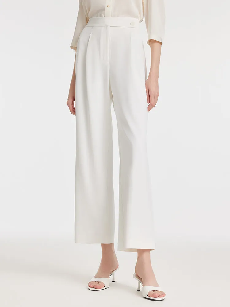 Ankle Length Women Wide Leg Pants