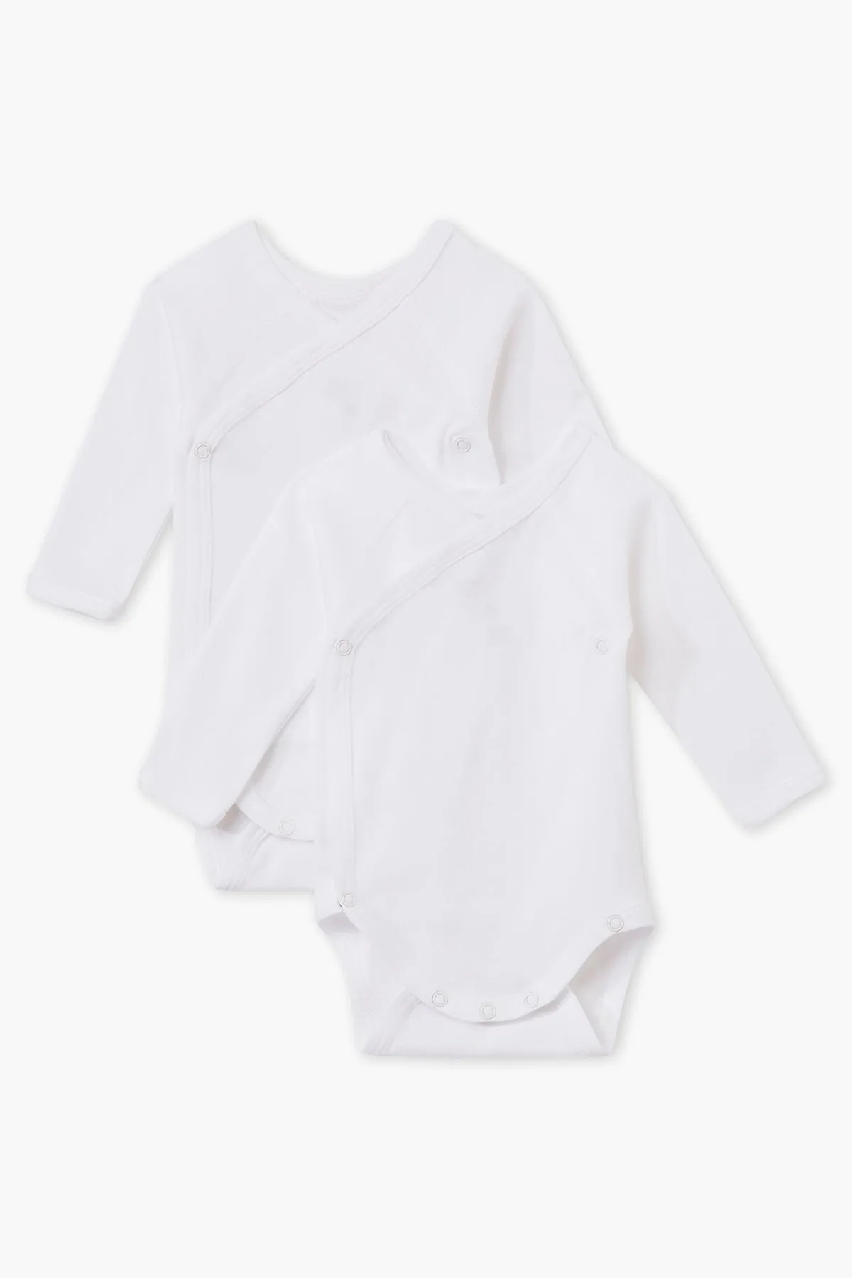 Baby Onesie Petit Bateau 2-Pack Kimono