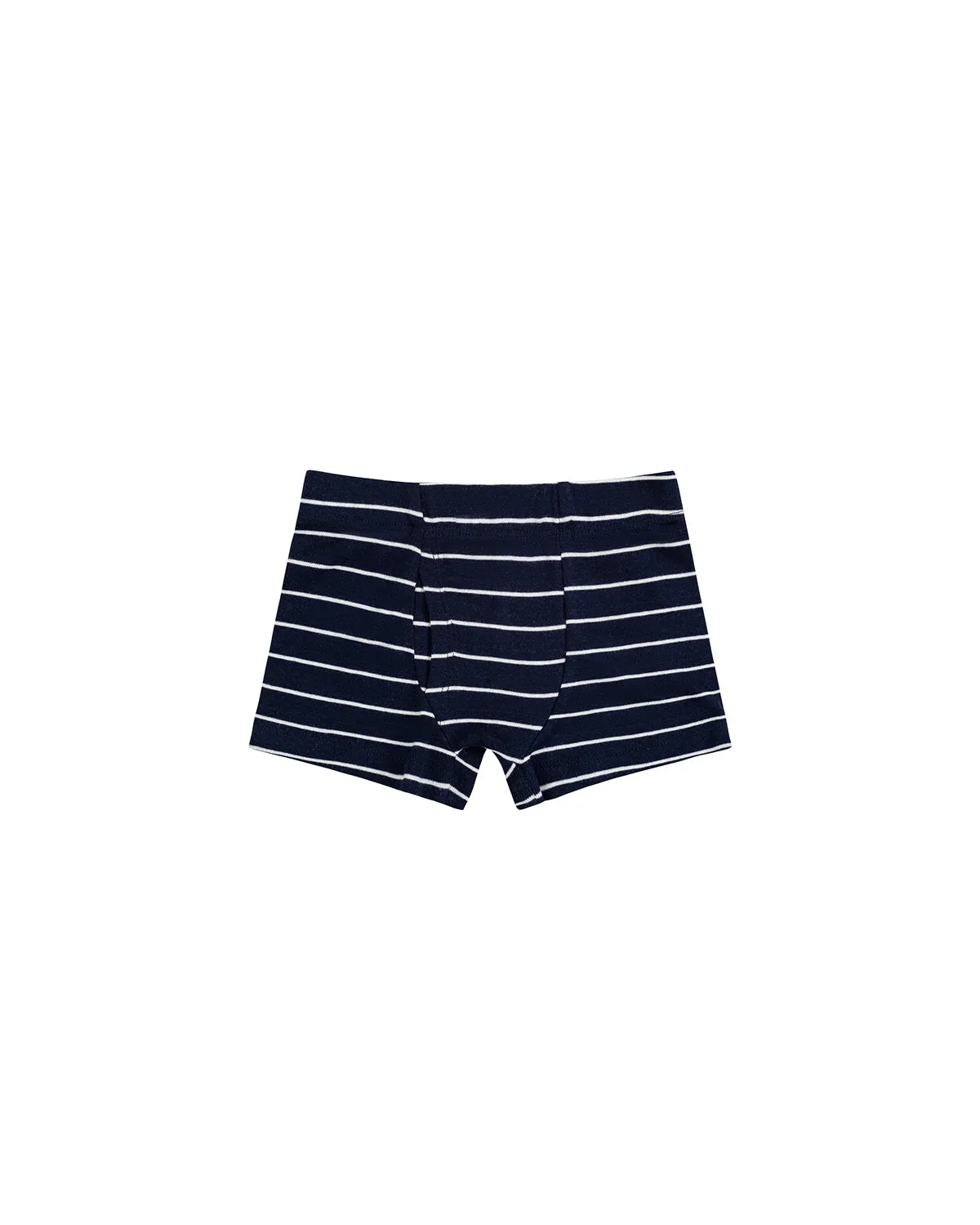 Boys Organic Boxer Briefs - Navy Stripe