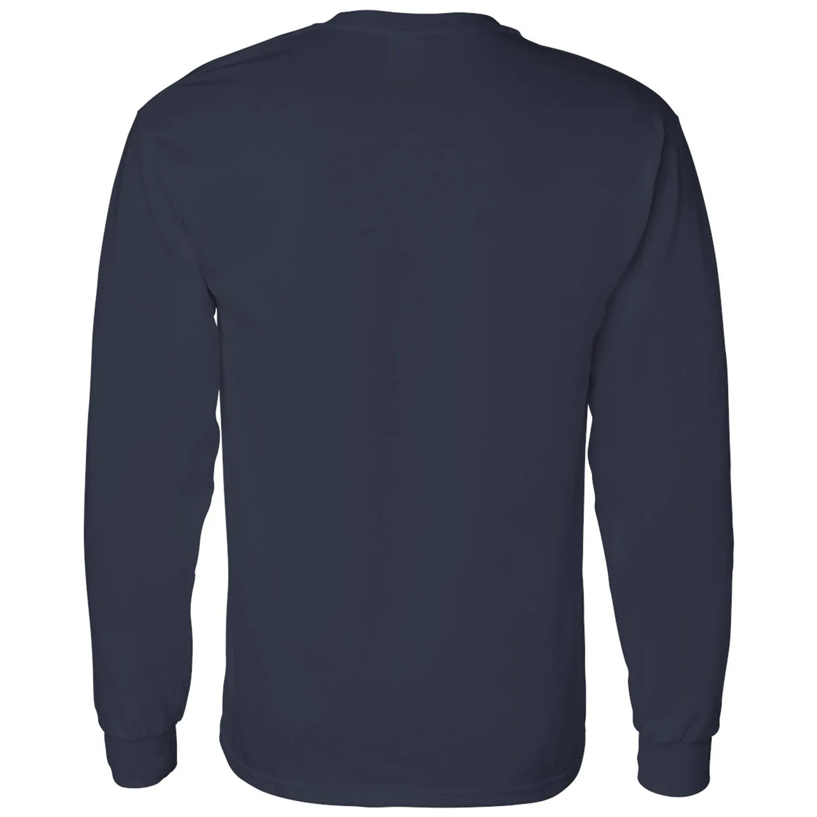 Butler University Bulldogs Patchwork Cotton Long Sleeve T Shirt - Navy