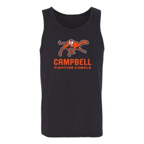 Campbell University Fighting Camels Primary Logo Heavy Cotton Tank Top - Black