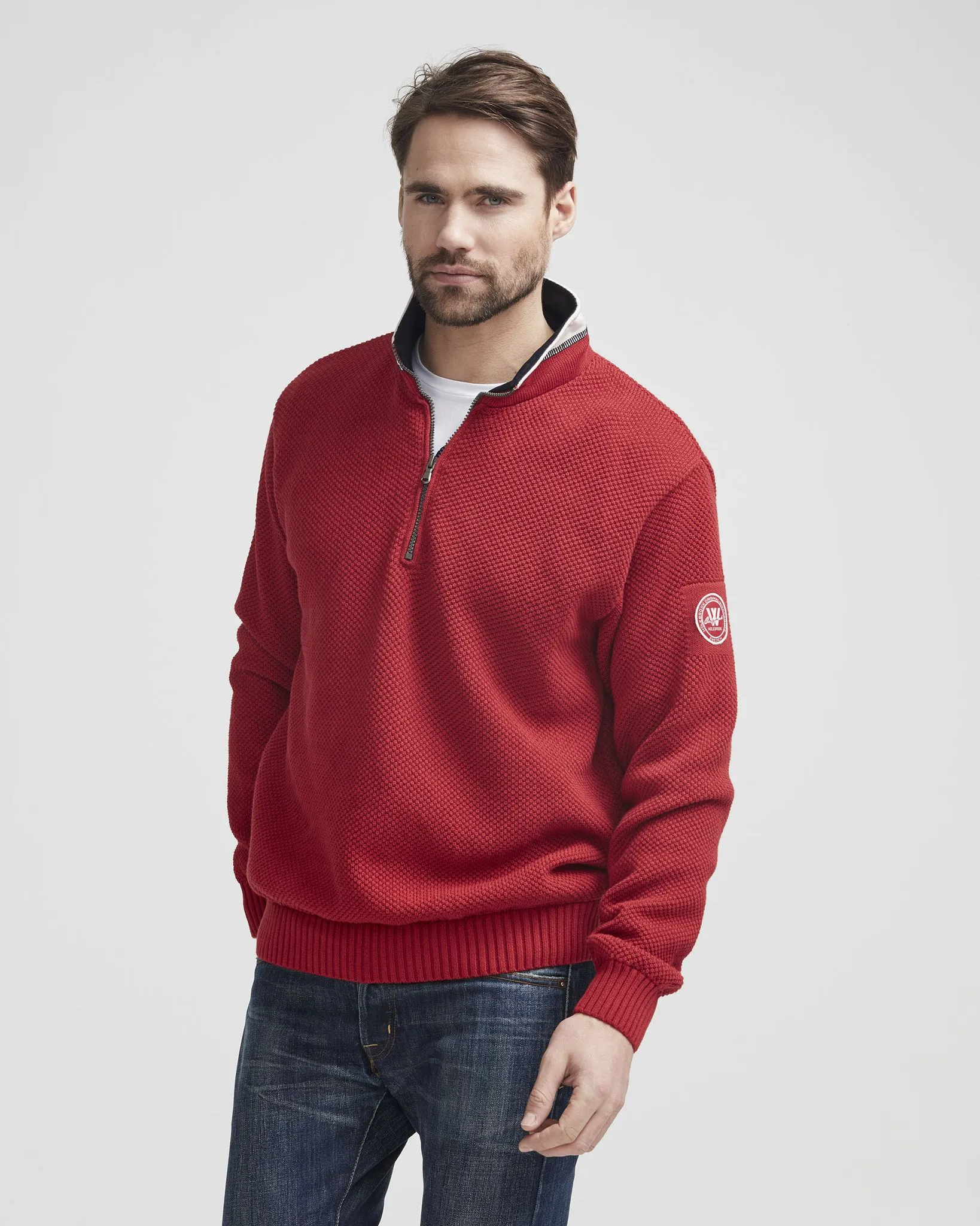 Classic Windproof Sweater - Red