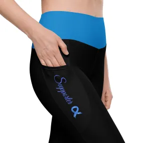 Colon Cancer "Supporter" Leggings with Pockets