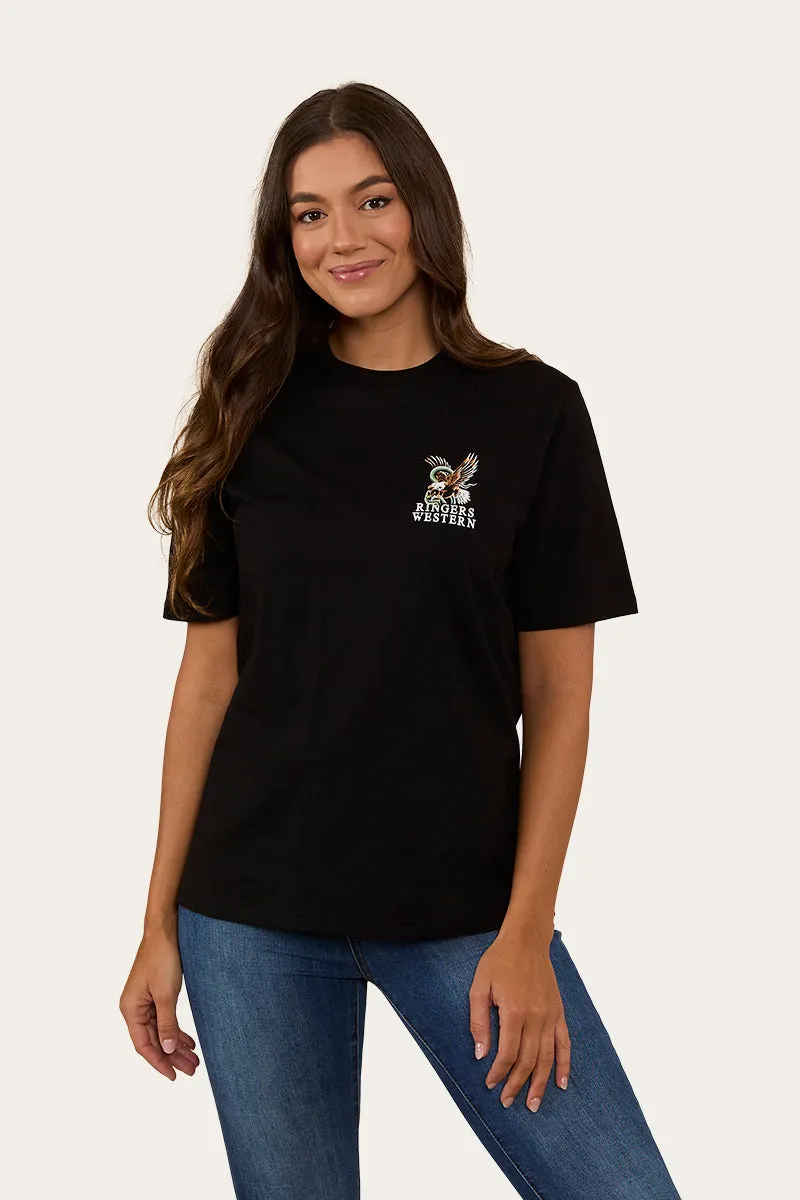 Eyrie Womens Loose Fit T-Shirt - Black