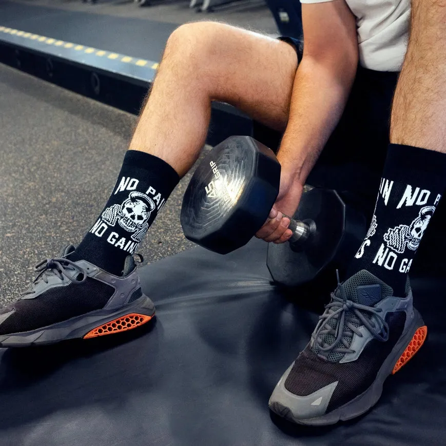 No Pain, No Gain - Crew Socks