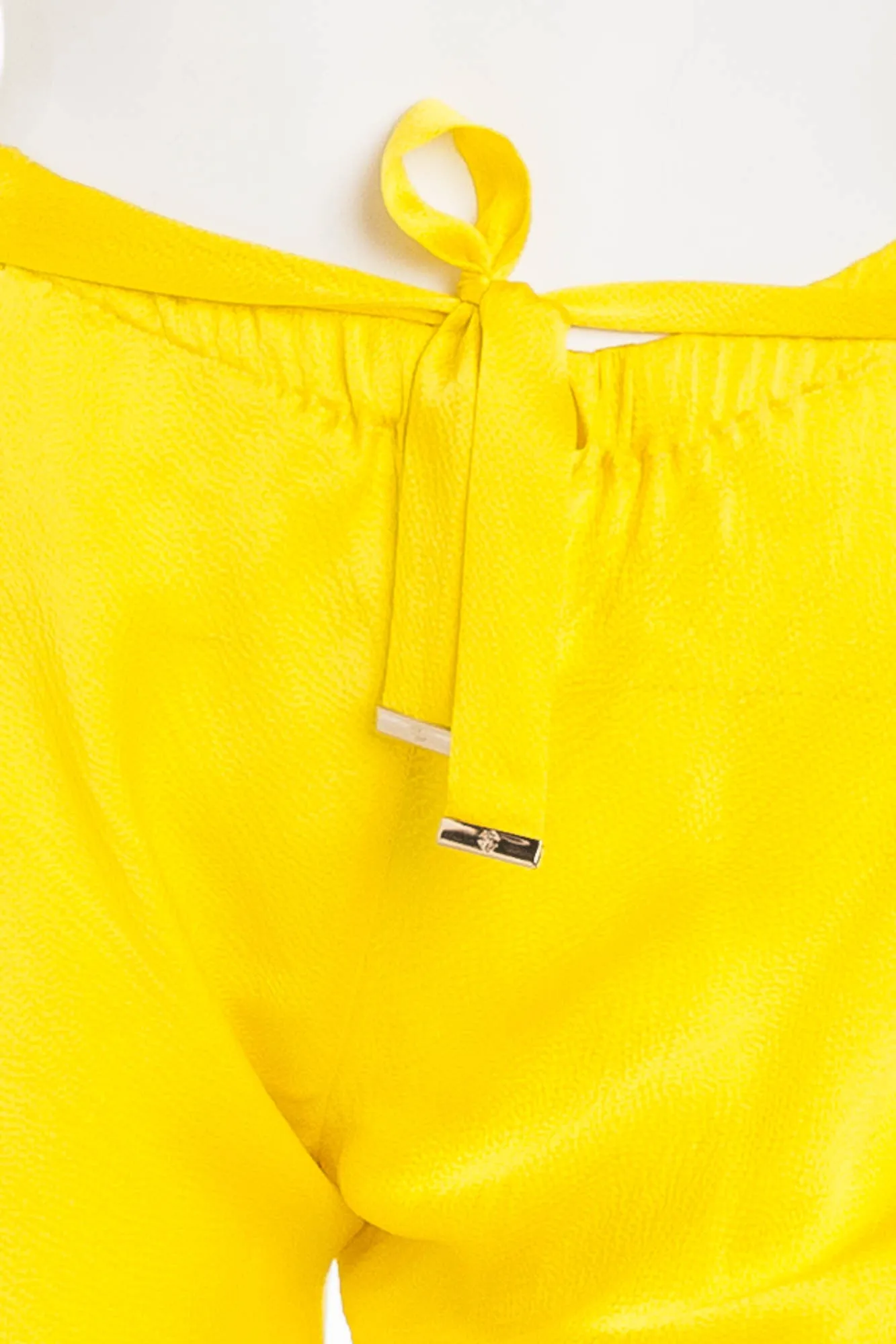 Roberto Cavalli - Yellow Pants with Belt