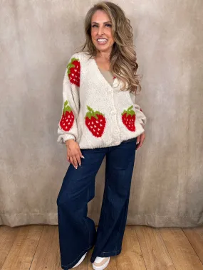 Strawberry Cardigan