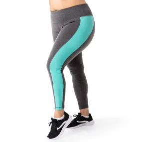 Teal Color Block Legging