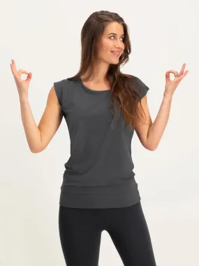 Urban Goddess Asana Yoga Tee - Ash