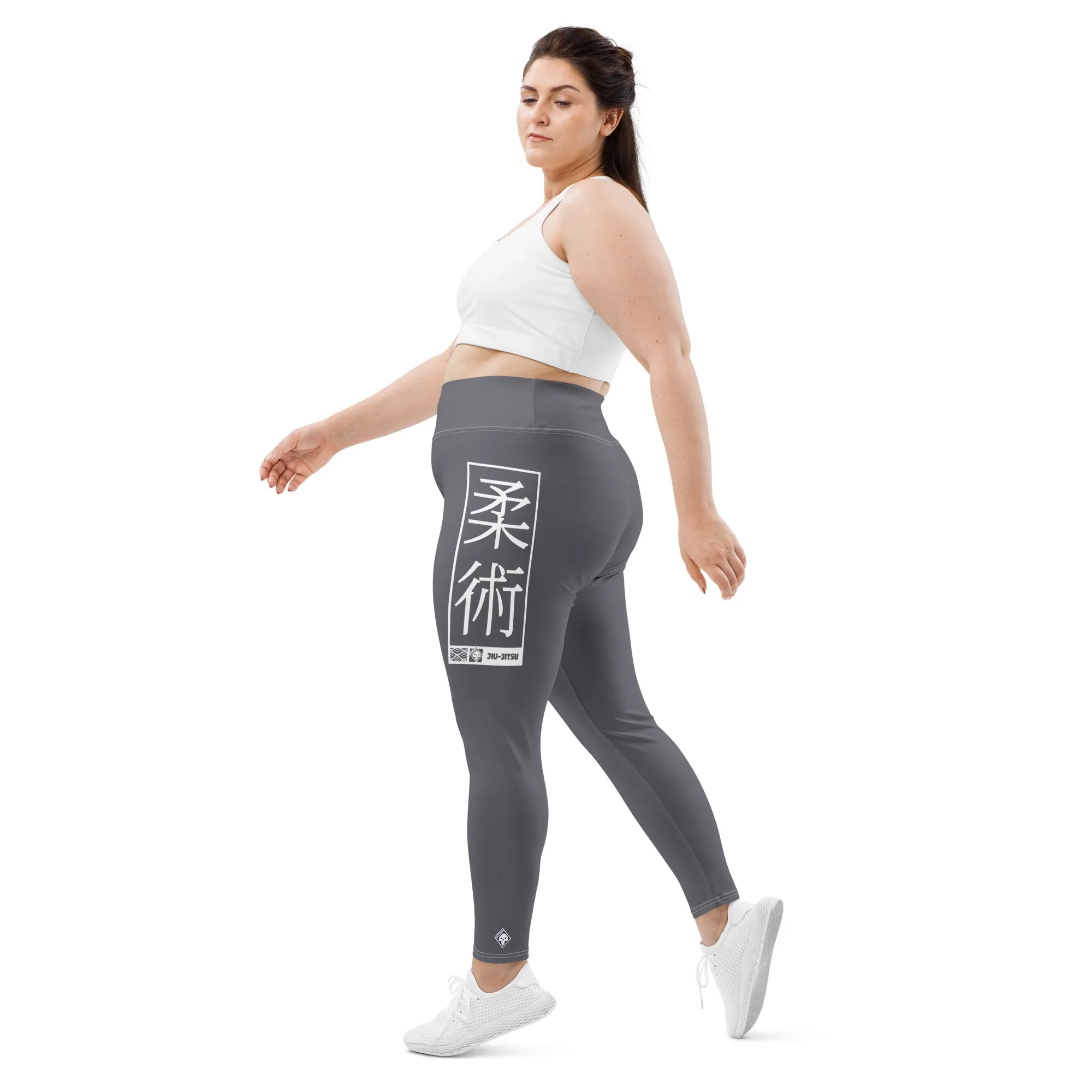 Women's Plus Size Yoga Pants Workout Leggings For Jiu Jitsu 019 - Charcoal