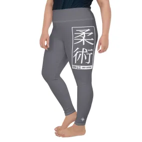 Women's Plus Size Yoga Pants Workout Leggings For Jiu Jitsu 019 - Charcoal